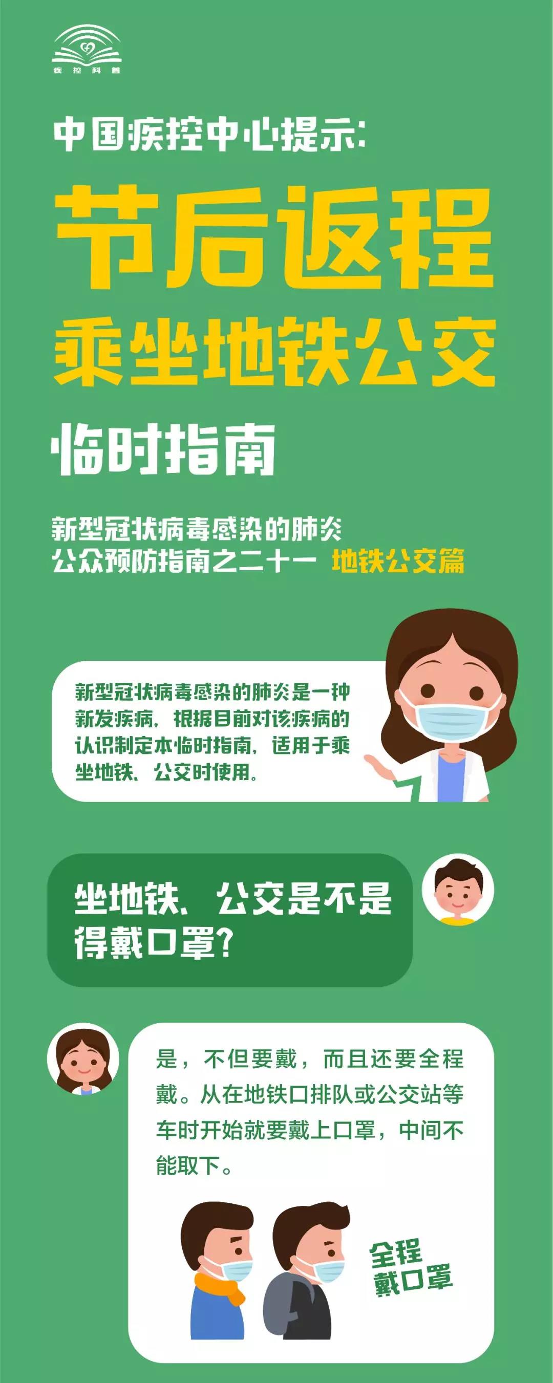節(jié)后返程乘坐公共交通臨時指南