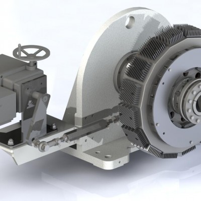 WF-TM空冷水平基座型永磁調(diào)速器(筒式)