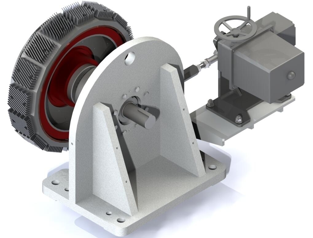 WF-TM空冷水平基座型永磁調(diào)速器(筒式)