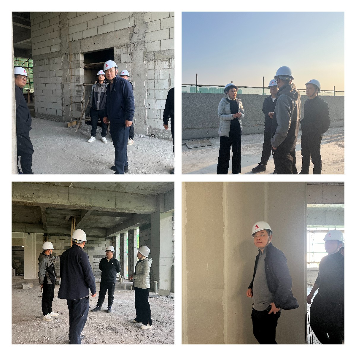 對質(zhì)量精益求精 沃弗永磁董事長率隊對廠建二期進行安全質(zhì)量巡檢